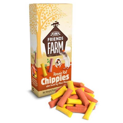 Supreme Reggie Rat and Mimi Mouse Chippies Small Animal Treats