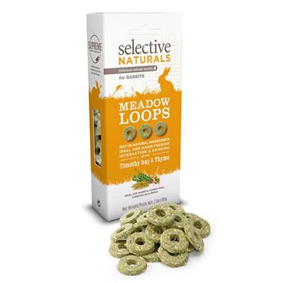 Supreme Selective Naturals Meadow Loops Rabbit Treats
