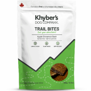Khyber's Dog Company Apple Cinnamon Dash Trail Bites Plant-Based Dog Treats