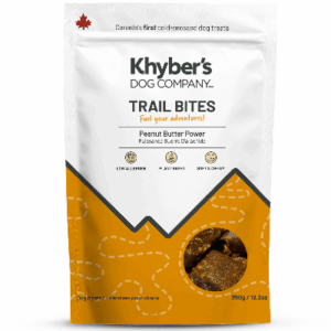 Khyber's Dog Company Peanut Butter Power Trail Bites Plant-Based Dog Treats